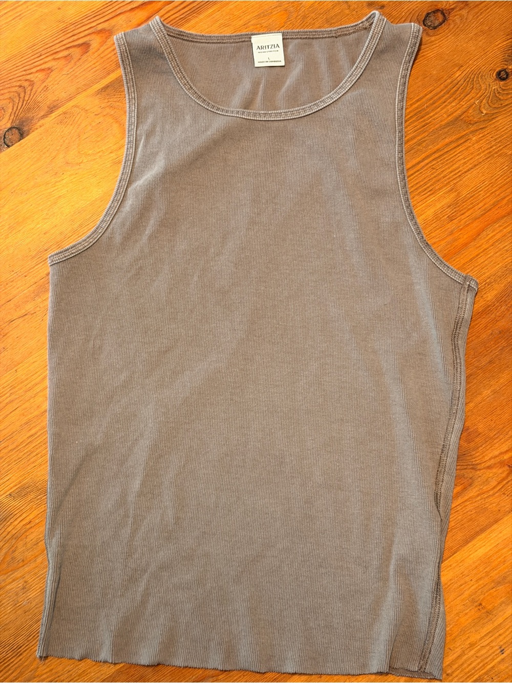Aritzia Homestretch Ribbed Tank Tops - Picture 2 of 4